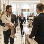 He was denied a room in his own hotel while carrying his sleeping daughter and then the lobby learned his name