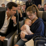 PART 2: My Baby Screamed for Three Hours in First Class—Then a Quiet Girl From Economy Took Her in Her Arms M1