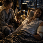 He Offered a Homeless Nurse Any Price to Sleep Beside Him… Until the Sound Beside His Bed Exposed the Doctor Who Destroyed Her